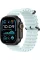 Apple Watch Ultra 2 49mm Black Titanium Case with Ice Blue Ocean Band 2024